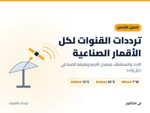 ترددات القنوات 2026: الدليل الشامل لكل الأقمار الصناعية ترددات القنوات لكل الأقمار الصناعية