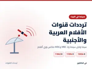 ترددات قنوات الأفلام 2026: الأفلام العربية والأجنبية المفتوحة ترددات قنوات الأفلام العربية والأجنبية